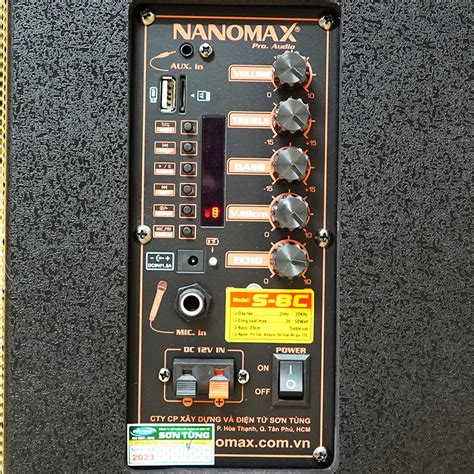 Loa Karaoke Mini Nanomax S C Bass Cm C Ng Su T W