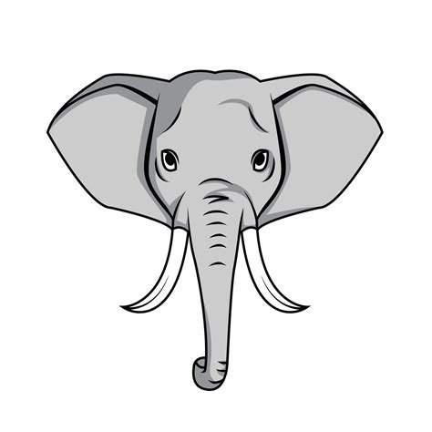 Ilustraci N De Cabeza De Elefante Vector En Vecteezy