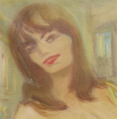 Unknown Woman In Yellow Evening Dress Mid Century Modern Pulp Art