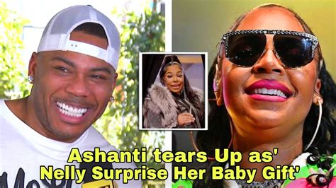 Ashanti TEARS Up As Nelly Surprises Her With BABY Gifts YouTube