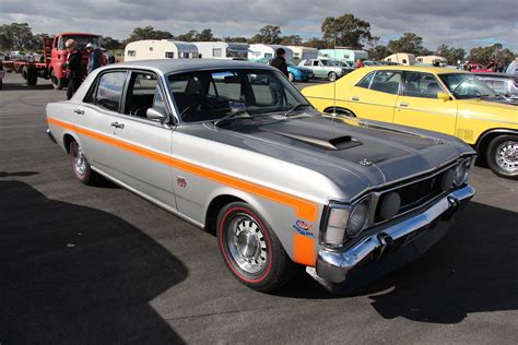 Ford Xw Falcon Gt Sedan Silver Fox The Xw Falcon Was Flickr