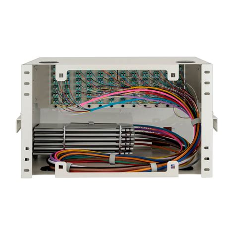 U Splice And Termination Fiber Optic Interconnect Rack Mount Enclosure