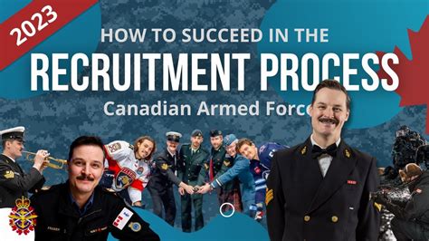 How To Succeed In The RECRUITMENT PROCESS In 2023 Canadian Armed