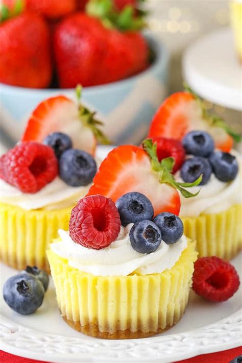 Mini Cheesecakes Easy Cheesecake Recipe With Sour Cream