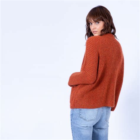 Pull Court En Mohair Pour Femme