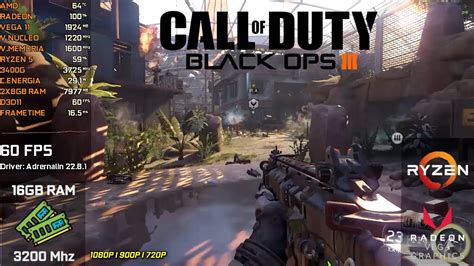 Call Of Duty Black Ops Ryzen G Gr Ficos Vega Gb