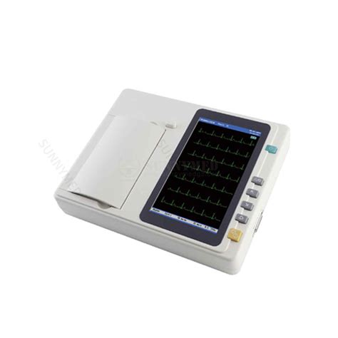 Sy H006 Potable Digital ECG Electrocardiogram Machine Six Channels With