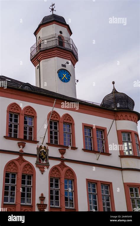 Town hall of Hof an der Saale in Bavaria Germany Stock Photo - Alamy