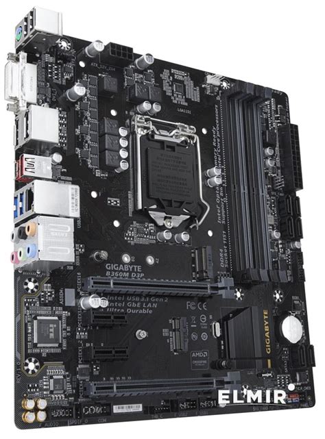 Материнская плата GigaByte B360M D3P s-1151 B360 купить | Elmir - цена ...