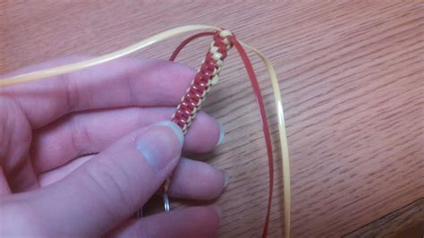 How To Weave Plastic Lacing Crafts 9 Steps Instructables