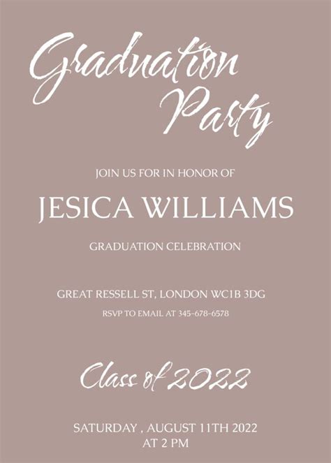 Graduation Party Invite Template – MasterBundles