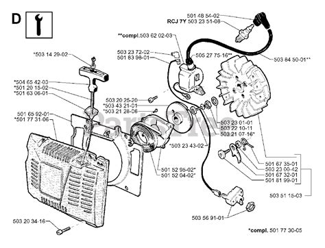 Jonsered 670 Champ Jonsered Chainsaw 1999 02 Starter Parts Lookup With Diagrams Partstree