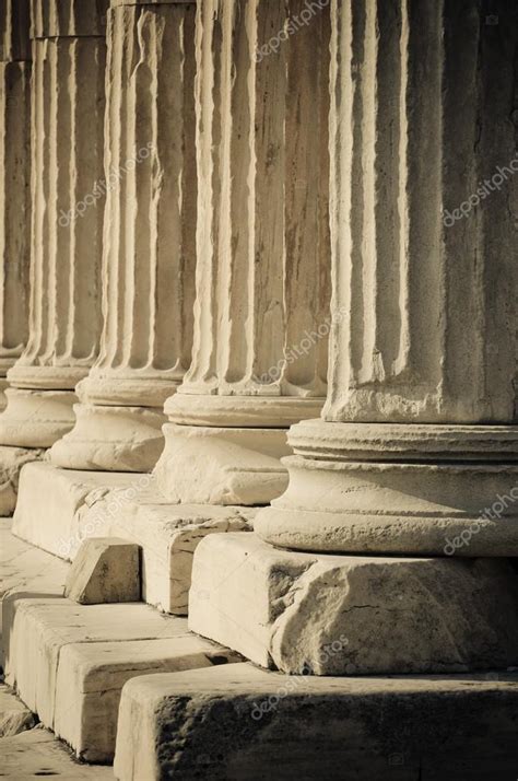 Greek columns — Stock Photo © javarman #21109057