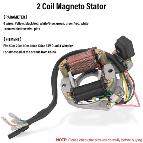 Snapklik Complete Electrics Stator Coil CDI Wiring Harness For 4