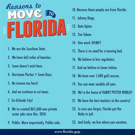 Reasons To Move To Florida Moving To Florida Florida Florida Travel