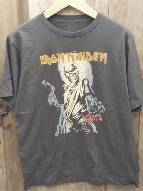 IRON MAIDEN 100 Cotton New Vintage Band T Shirt Iron Maiden T Shirt