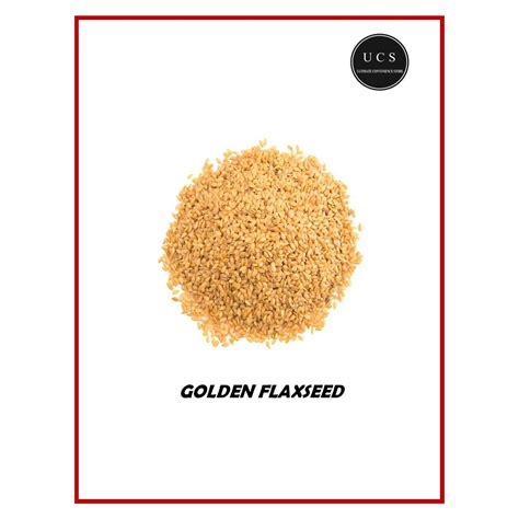 Organic Gold Flaxseed Golden Flax Seed Premium Grade Seeds Gm Gm