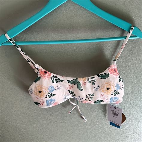 O Neill Swim Nwt Oneill Arabella Floral Bikini Top Small Poshmark