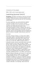 UNIT 8 BIOL 1301 Learning Journal Docx University Of The People BIOL