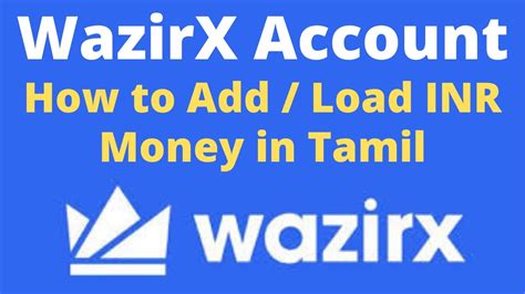 Wazirx How To Load Money Inr In Tamil Wazirx How To Add Money Inr In