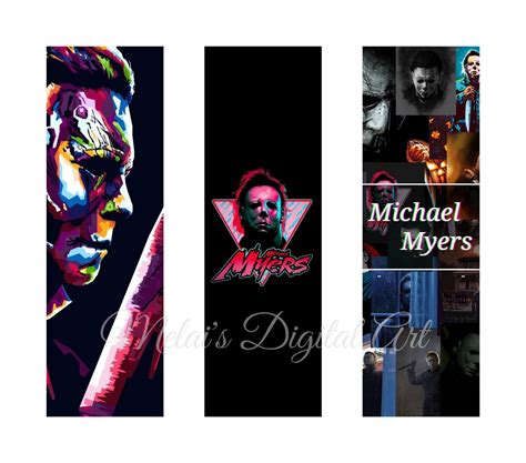 Halloween Michael Myers Pen Wraps 80s Style Michael Etsy