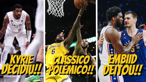 Cl Ssico Pol Mico Kyrie Decide A Batalha De Ny Embiid Deita Em