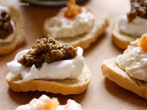 Aperitivos Pat De Frango E Azeitonas Verdes Receita Petitchef