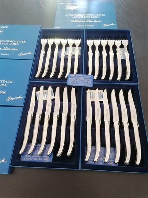 Laguiole Pradel Cutlery For 12 24 Steel Stainless Catawiki