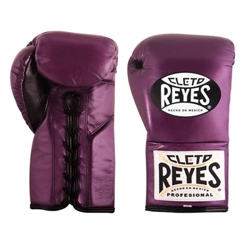 GUANTES DE BOX CLETO REYES PELEA PROFESIONAL COLOR MORADO 8 A 10 OZ ...