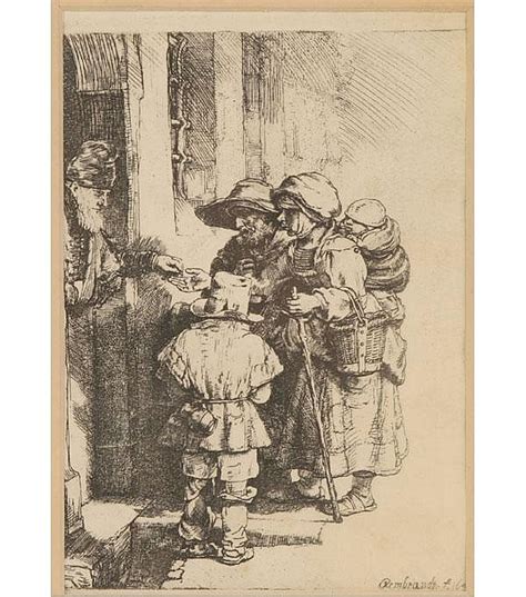 Lot After Rembrandt Van Rijn Dutch 1606 1669 Trio Of Beggars