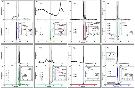 Hilic Icp Ms Upper Part Chromatogram Of Mentioned Isotope And Download Scientific Diagram