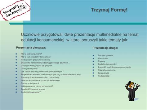 PPT Realizacja Programu Trzymaj Formę w roku szkolnym 2007 2008