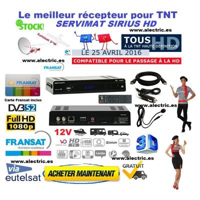 Decodificador De Sat Lite Fransat Hd Para La Tnt Francesa V A Sat Lite