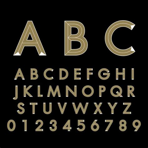 Alphabetic Fonts And Numbers Royalty Free Alphabetic Fonts And Numbers