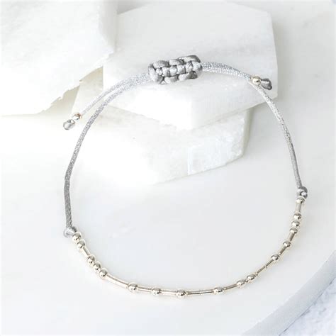 Fuck Cancer Sterling Silver Morse Code Bracelet By Charlie Boots