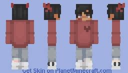 ∆•^ [ with antlers]~ Minecraft Skin