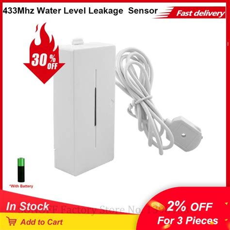 AT EWelink 433Mhz Water Level Leakage Water Leak Sensor Detector