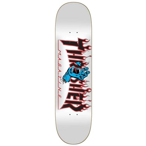 Santa Cruz X Thrasher Screaming Flame Logo 80 Skateboard Deck