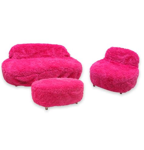 Pink Fuzzy Couch Cover Rentals | PRI Productions, Inc.