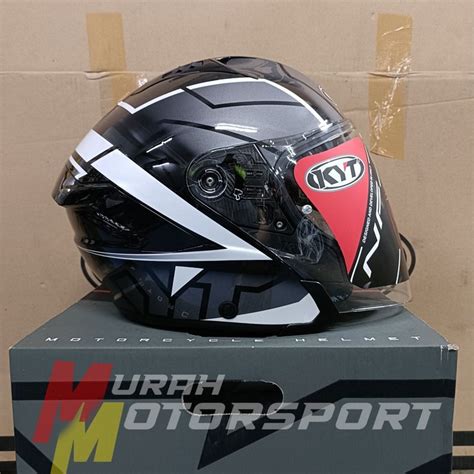 Kyt Helmet Nfj Motion White Special Edition 100 Origina Shopee Malaysia