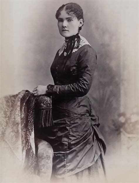 Celia Ann “mattie” Blaylock Earp On An Early Thin Cardstock Cabinet Card In The Collection Of P