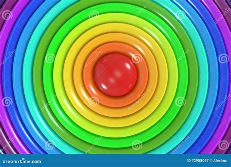 Fond Abstrait De Cercle De Couleurs D Arc En Ciel Illustration Stock