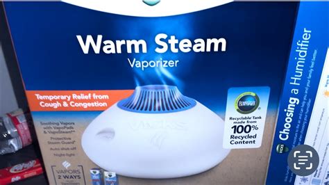 Vicks Warm Stream Vaporizer Work In 25 Min Thank So Much Great Product