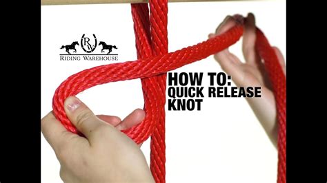 How To Correctly Tie A Quick Release Knot Youtube