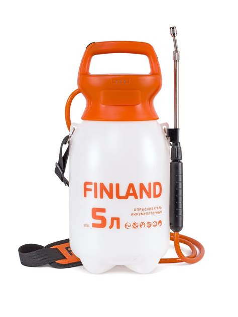 ОПРЫСКИВАТЕЛЬ АККУМУЛЯТОРНЫЙ Finland 5 литров – Умелый садовник