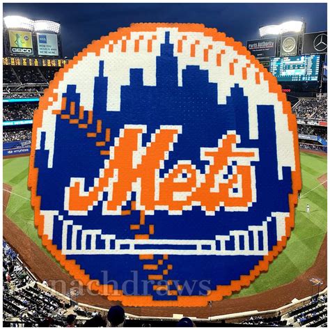 Mets Logo Commission I did for my business :) It’s made out of ...