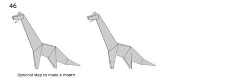 Origami Brachiosaurus Jo Nakashima