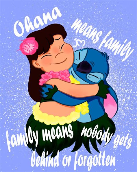 Lilo and Stitch - Ohana by Jemima Maria | Lilo and stitch ohana, Lilo and stitch, Lilo