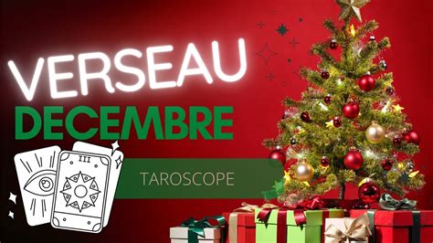 VERSEAU Décembre 2022 Vous avez une bonne étoile horoscope