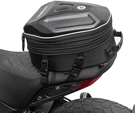 ROCKBROS Bolsa Asiento Moto Bolsa De Equipaje Impermeable Mochila Para